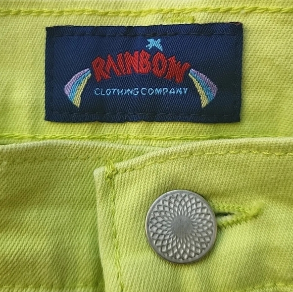 Jeans Womens 8T Tall Long Yellow Denim Skinny Pants High Rise Stretch Preppy - Picture 8 of 12